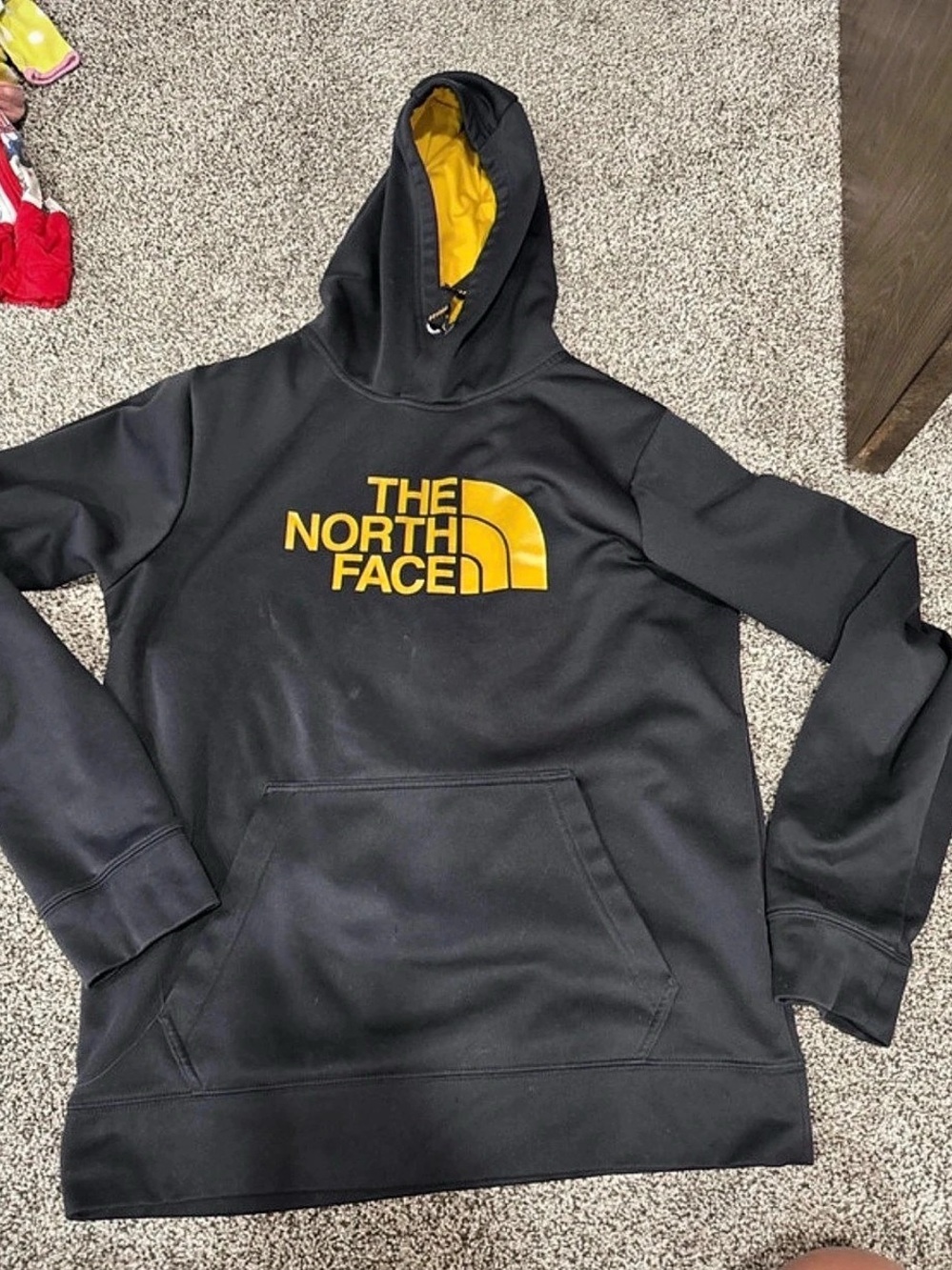 The North Face Half Dome Pullover Hoodie Black & Yellow